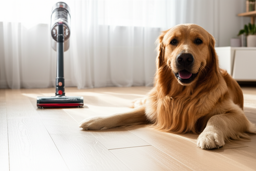 犬の抜け毛に勝てる掃除機はこれだけだった【Shark EVOPOWER SYSTEM レビュー】